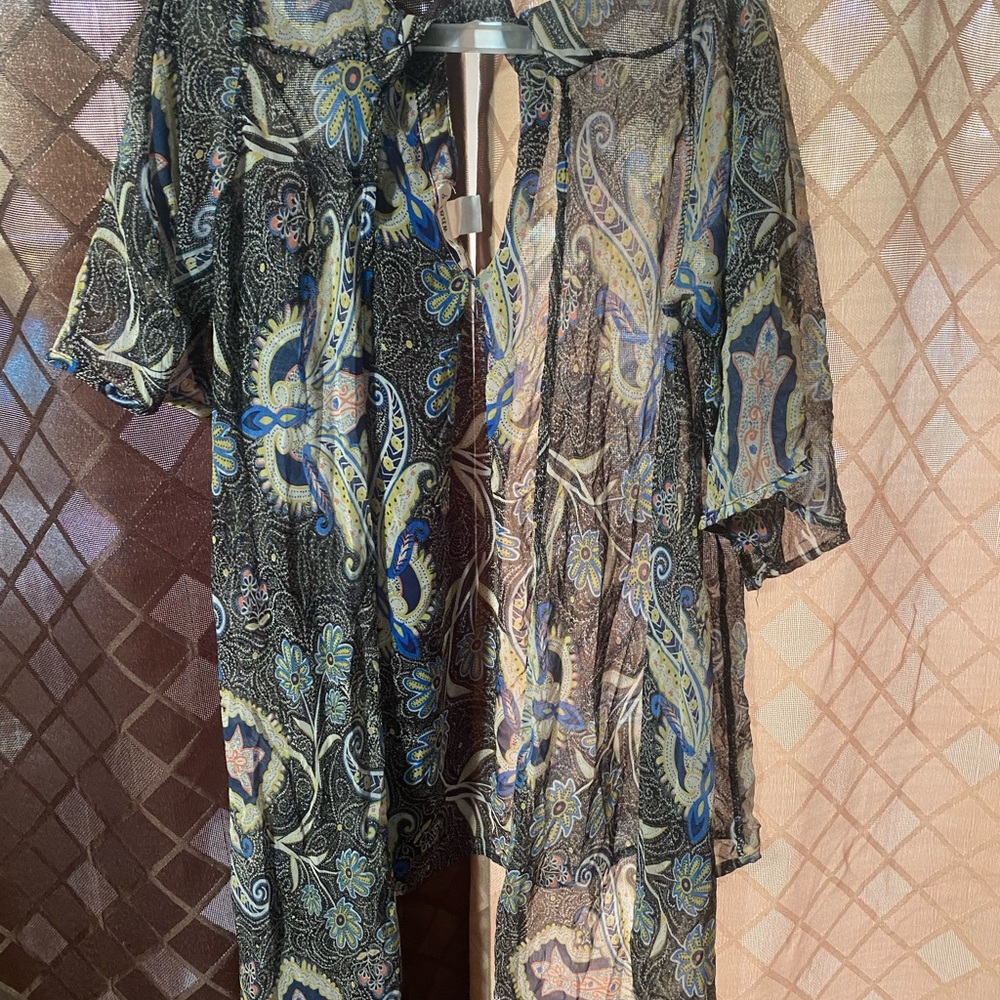 Plus size Half sleeve Kimono